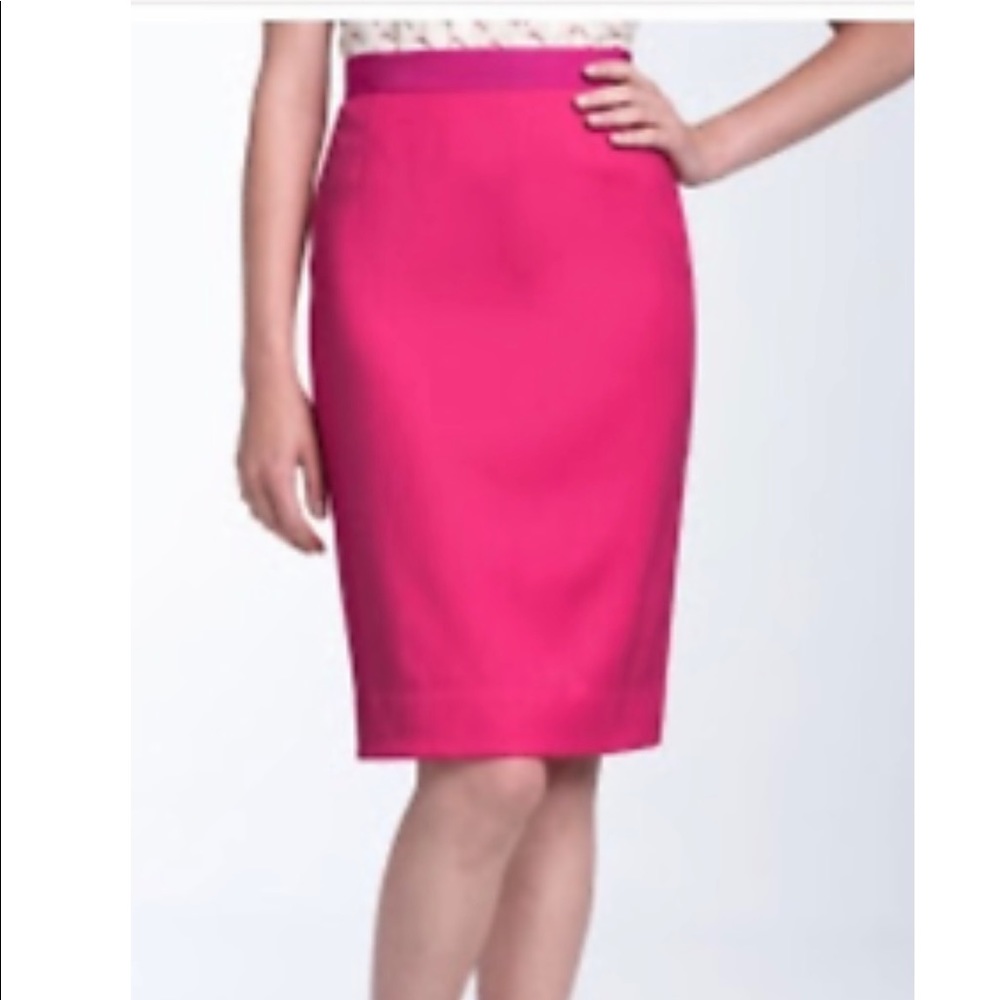 Kate Spade | Wool pencil skirt | Fuchsia | Size 6 - Picture 7 of 10